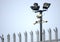 CCTV security cameras & fence