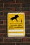 CCTV Surveillance sign