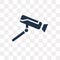 Cctv vector icon isolated on transparent background, Cctv trans