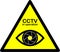 CCTV warning sign.