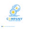 cd, disc, install, software, dvd Blue Yellow Business Logo templ