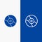 Cd, Dvd, Disk, Device Line and Glyph Solid icon Blue banner Line and Glyph Solid icon Blue banner