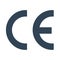 CE mark. Quality guarantee icon. Certification symbol.