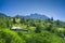 Ceahlau mountain landscape in Romania.