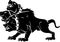 Ceberus Three Headed Giant Dog, Mythical Beast