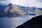 Cecil Peak on side of Lake Wakatipu, New Zealand