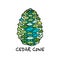 Cedar cone, sketch for your design