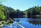 Cedar Lake in early summer on Chuckanut mountain