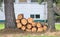 Cedar Pile Firewood Logs