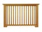 Cedar wooden railing with wooden balusters