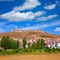 Cedrillas village Teruel skyline famous for the cattle fair