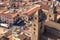 Cefalu Cathedral seen from above, Arab-Norman architecture in Sicily