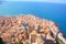 Cefalu with mediterranean sea