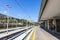 Cefalu railway station Stazione Ferroviaria di Cefalu, Sicily,