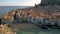 Cefalu Sicily Italy, cozy colorful village near Palermo Sicily Italy from the coast