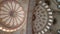 Ceiling of Blue Mosque in Istanbul