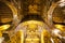 Ceiling of the Capella Palatina Chapel inside the Palazzo dei Normanni in Palermo, Sicily, Italy