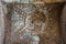 Ceiling with colorful patterns of Haga Sophia museum in Istanbul, Turkey