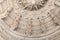 Ceiling decoration in famous ancient Ranakpur Jain temple in Rajasthan, India