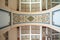 Ceiling decorations of the historical Haydarpasha Station in istanbul