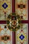 Ceiling detail in the Great Hall Stirling Castle Scotland