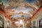 ceiling fresco depicting religious scenes