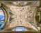 Ceiling fresco by G.B. Ricci in the chapel of Saint Monica, Church of Sant`Agostino in Rome, Italy.