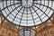 The ceiling of Galleria Vittorio Emanuele, Milan, Italy