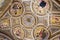 Ceiling of gallery in the Vatican Museum, Vatican, Rome, Italy
