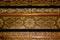 Ceiling with intricate patterned details of moorish arabian orig