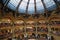 Ceiling of the Lafayette luxury shopping mall in Paris