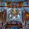 Ceiling of the main church of Tismana nun monastery