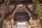 Ceiling of the mukha-mandapa, Durga temple, Aihole, Bagalkot, Karnataka. The Galaganatha Group of temples.