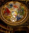 The ceiling of the OpÃ©ra Garnier, Paris