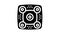 ceiling panoramic camera glyph icon animation