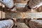 Ceiling of the temple dendera