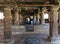 This ceiling and walls and pillars of this mandapa are exquisitely carved