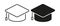 Celebrate academic achievements and memorable milestones with this collection of vector illustrations featuring graduation caps.