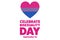 Celebrate Bisexuality Day. Holiday concept. Template for background, banner, card, poster with text inscription. Vector