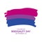 Celebrate Bisexuality Day vector