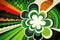 Celebrate St. Patrick\\\'s Day in Style with a Colorful Pop Art Background, generative ai