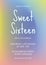 Celebrate in style, pastel invite for Sweet Sixteen