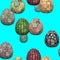 Celebrating Easter. Seamless texture with Easter eggs. Eggs with different surface.