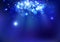 Celebration, blue magic winter stars, fantasy Bokeh underwater and Christmas glowing sparkle scatter concept, party and event