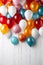 celebration with a burst of joy and festivity using these colorful balloons.