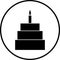 celebration cake vector symbol