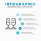 Celebration, Champagne Glasses, Cheers, Toasting Line icon with 5 steps presentation infographics Background