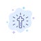 Celebration, Christian, Cross, Easter Blue Icon on Abstract Cloud Background