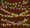 Celebration Christmas New Years Birthdays and other events glowing colorful led lights bulbs lamps garlands