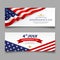 Celebration flag of america independence day banners